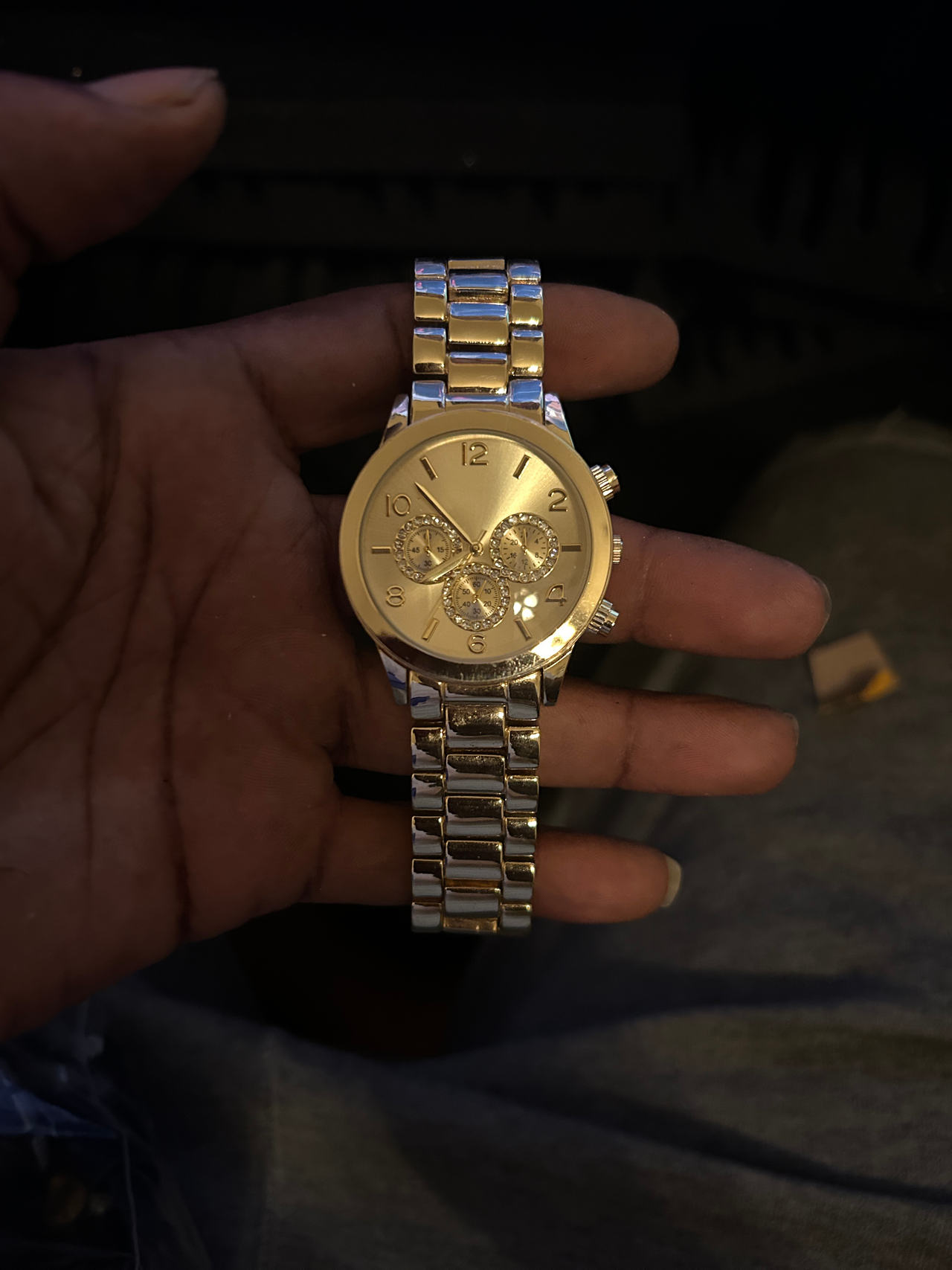 Gold Tone Fashion Watch