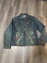 Cosmopolitan Embroidered Denim Jacket - Image 1