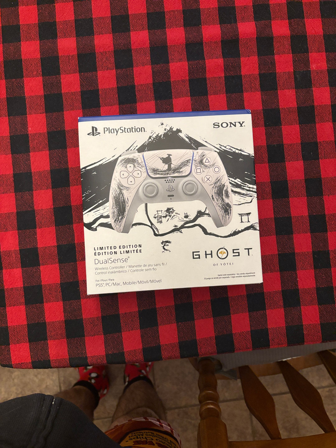 PlayStation 5 DualSense Wireless Controller Limited Edition Ghost of Tsushima