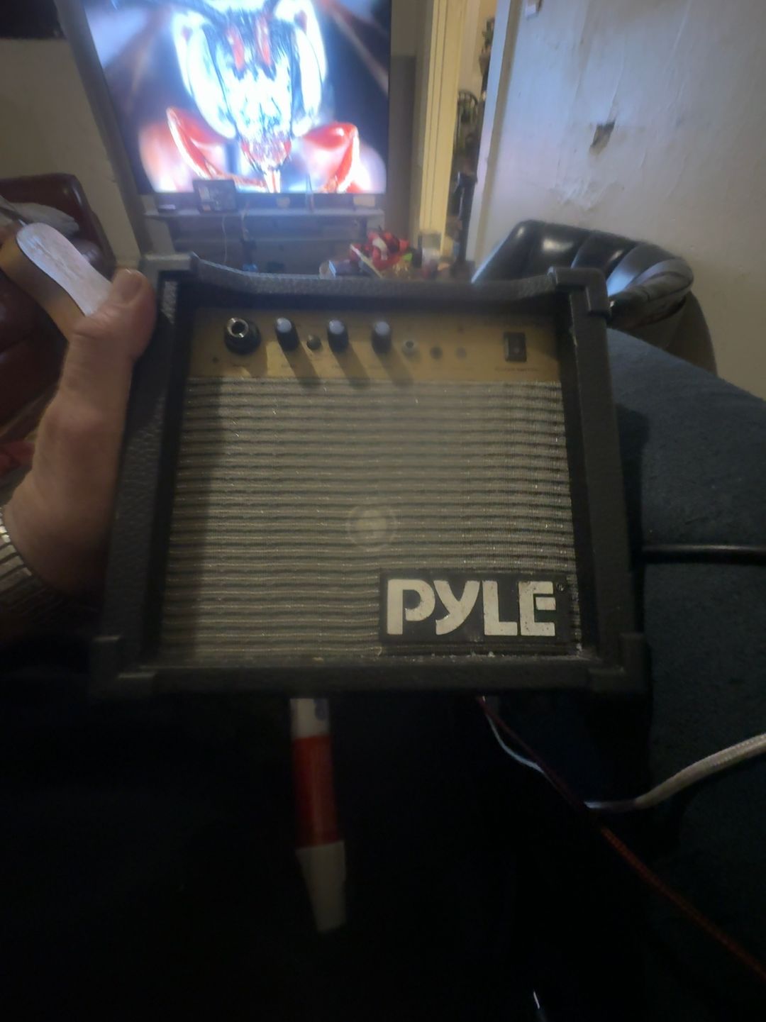 Pyle Portable Mini Electric Guitar Amplifier 10W Black