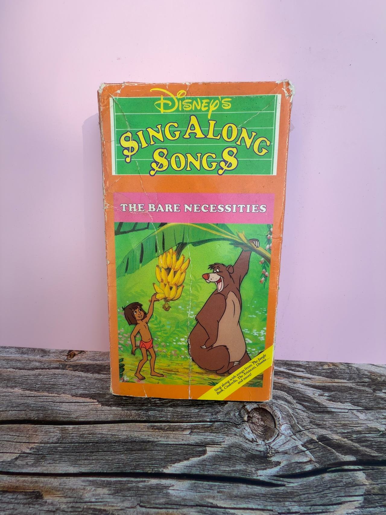 Disney Sing-Along Songs: The Bare Necessities VHS (Jungle Book)