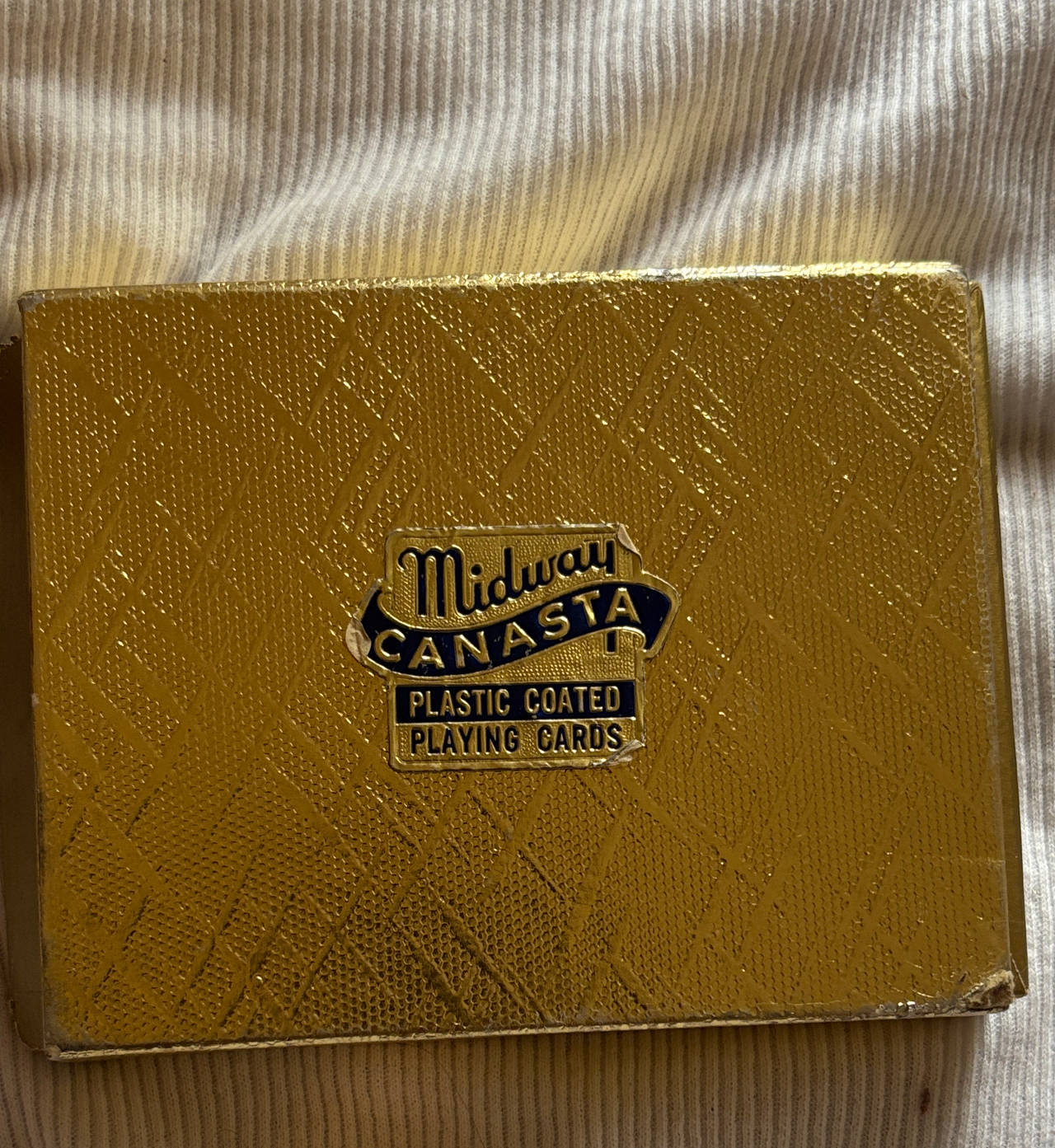 Midway Canasta Plastic Coated Playing Cards