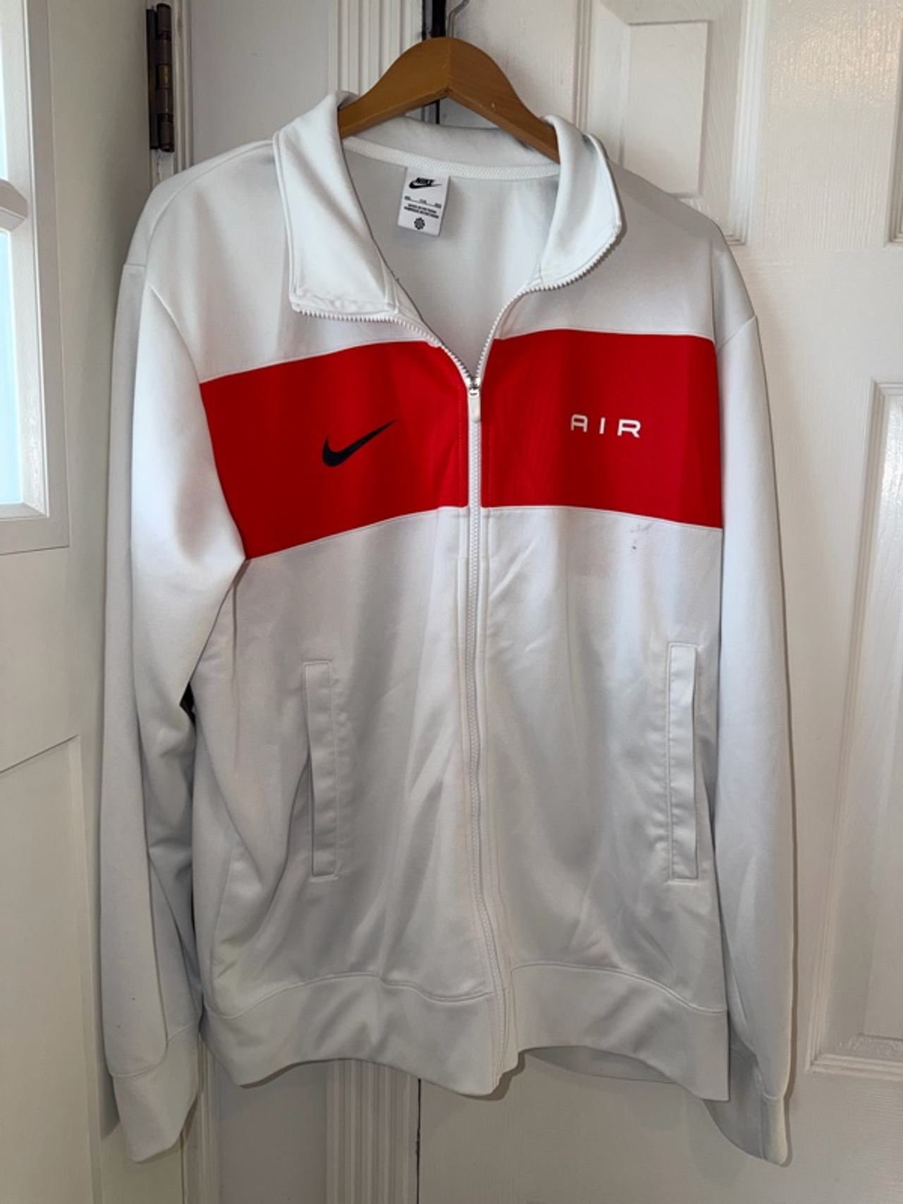 Nike Air Swoosh Tracksuit Jacket Red/White XXL