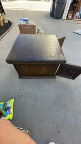 Vintage Carved Wood Coffee Table - Image 5