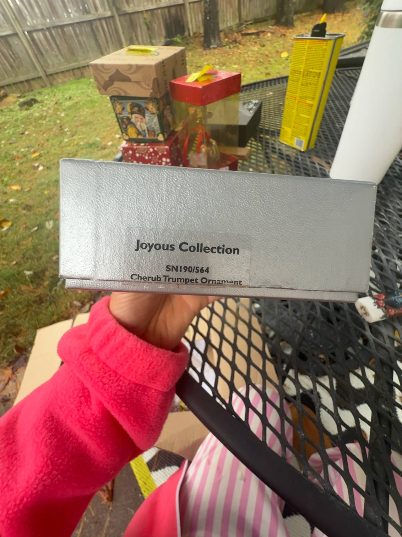 Mikasa Crystal Cherub Harp Ornament Joyous Collection