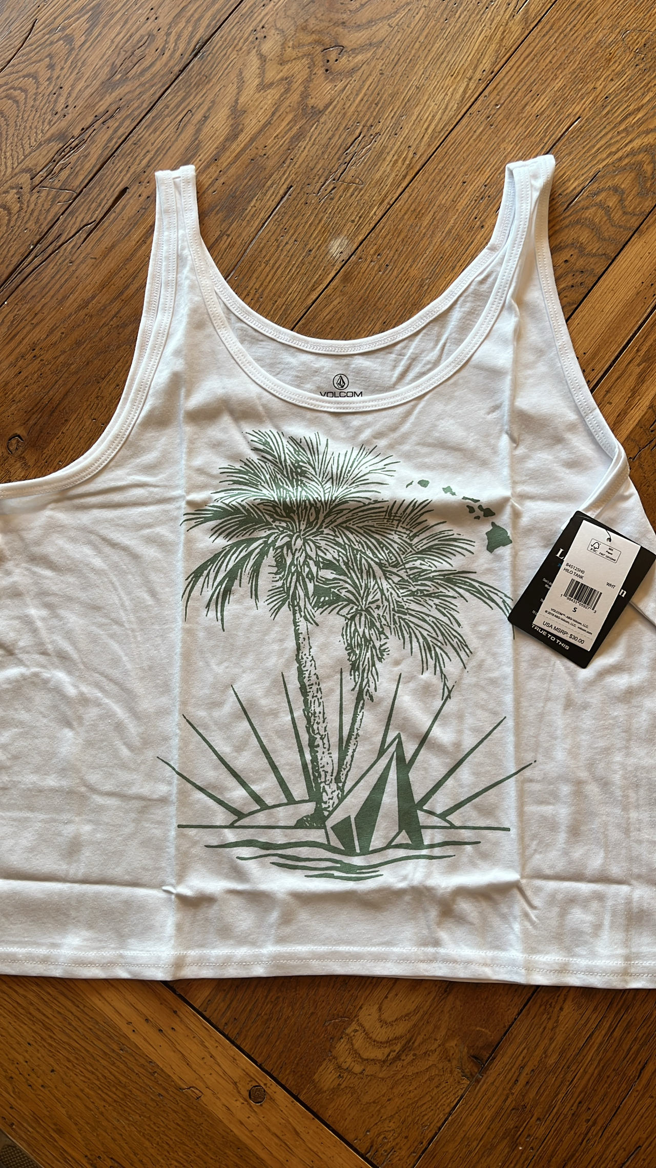 New with tags Volcom Island Stone Tank Top xs