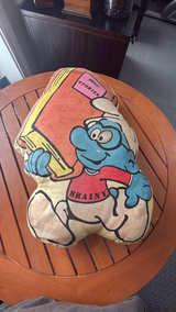 Wallace Berrie Smurf Fabric Panel Pillow 18-inch - Image 3