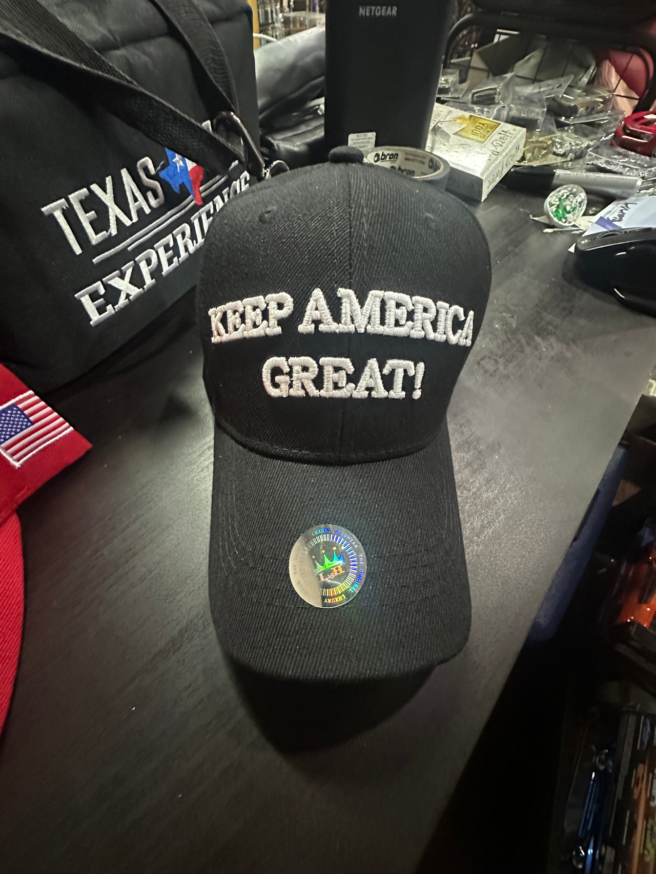 Keep America Great Hat Black