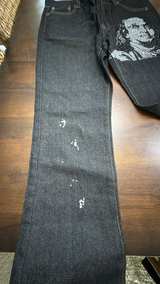 Kno Betta Benjamin Franklin Rhinestone Jeans 36x30 - Image 4