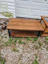 Industrial Coffee Table with Storage Shelf - Image 2