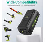 FUTUREBATT Large Capacity 6.0Ah 40V Battery for Ryobi 40 Volt Power Tools - Image 6