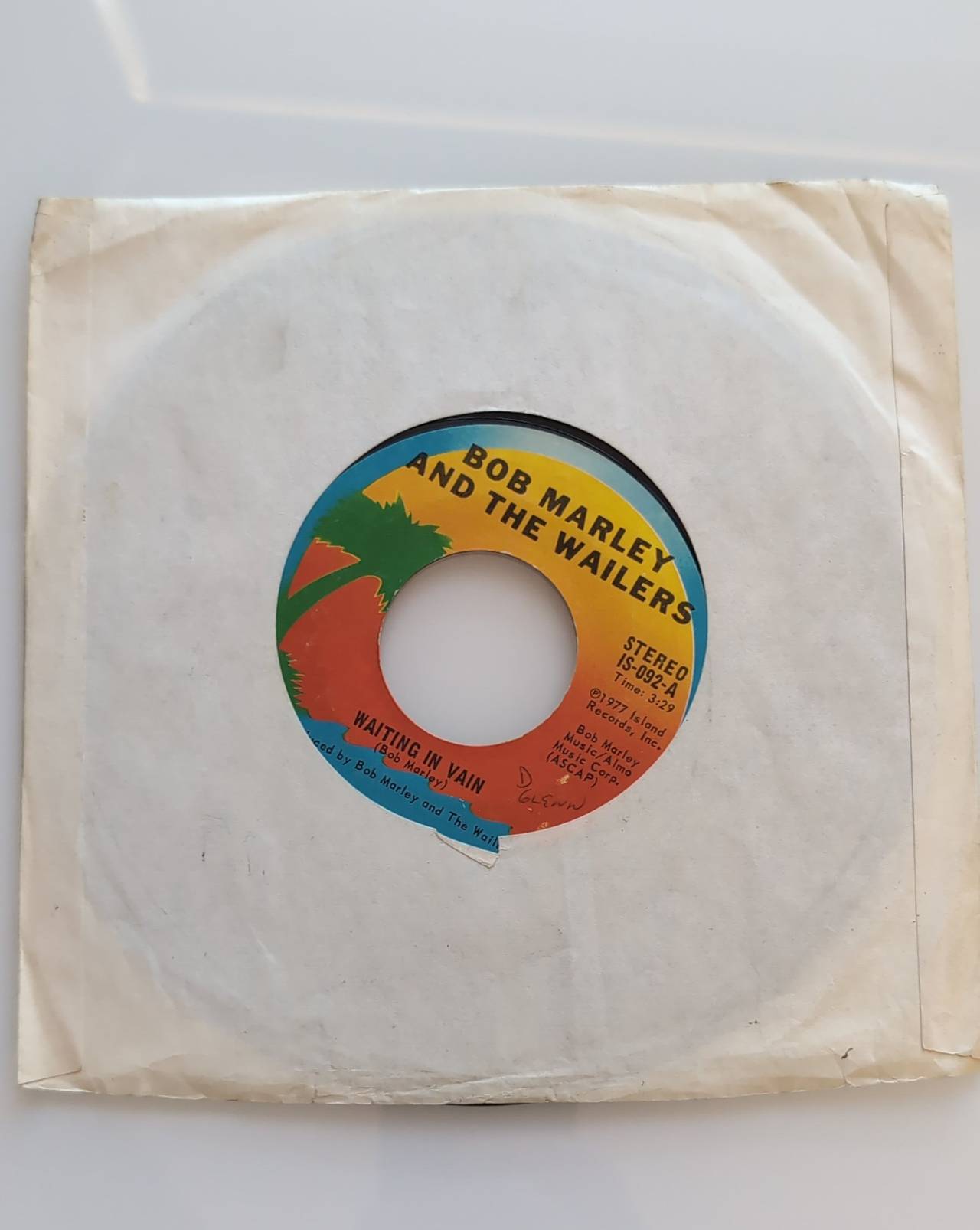 Bob Marley and The Wailers - Waiting In Vain / Roots 7" Vinyl Single