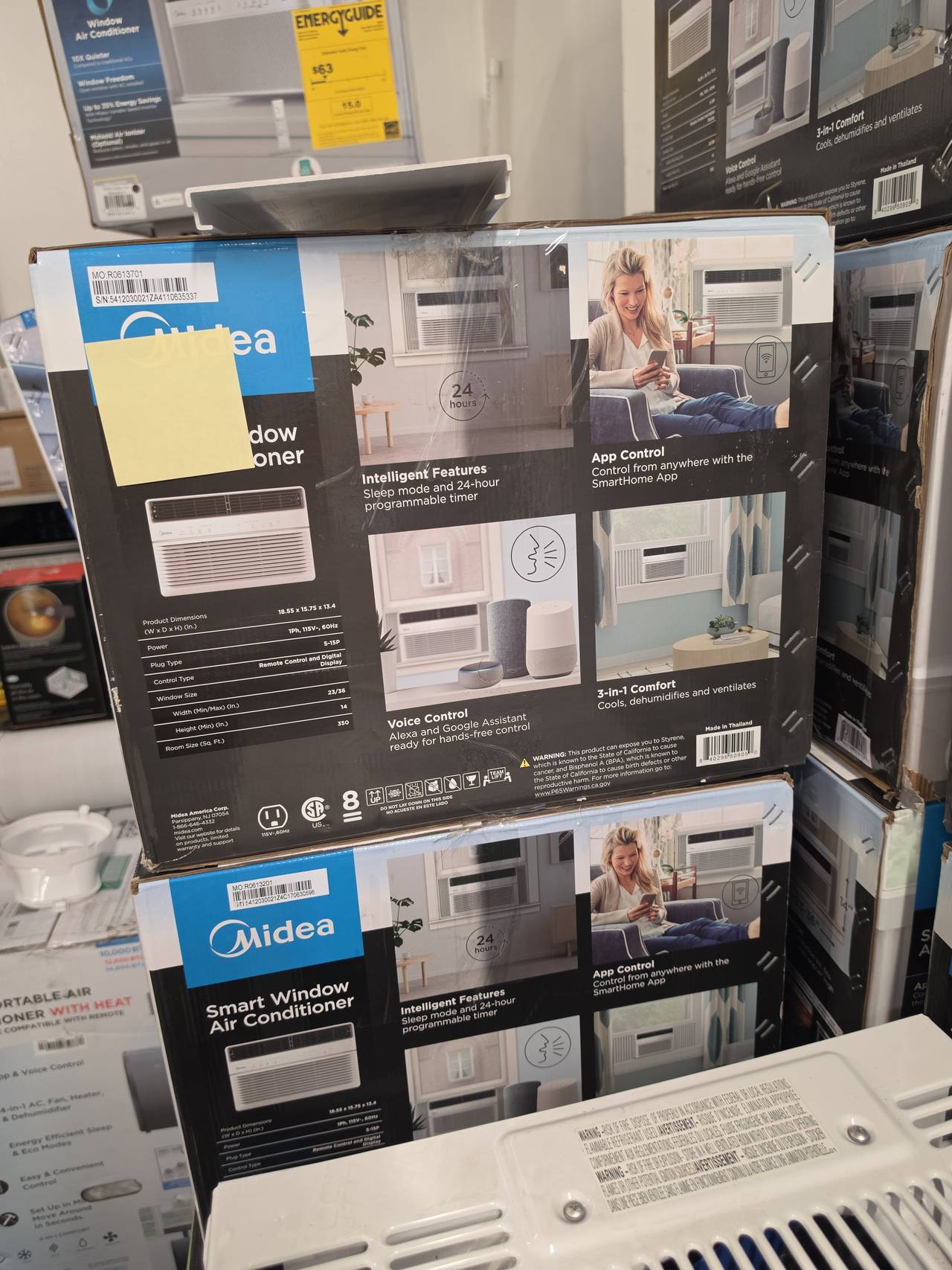 Midea 8,000 BTU Smart Window Air Conditioner
