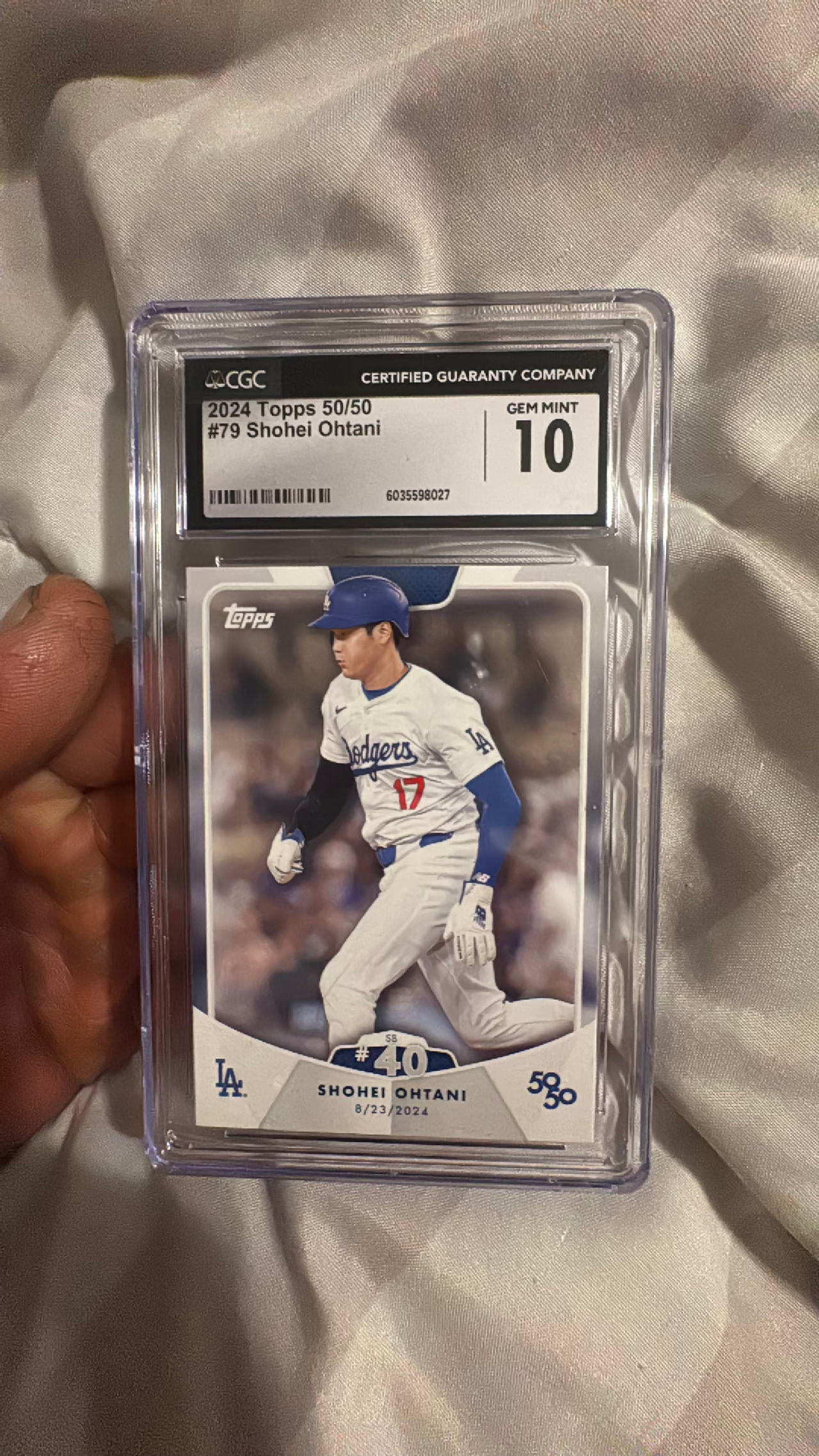 Topps 2024 Shohei Ohtani 50/50 Baseball Card