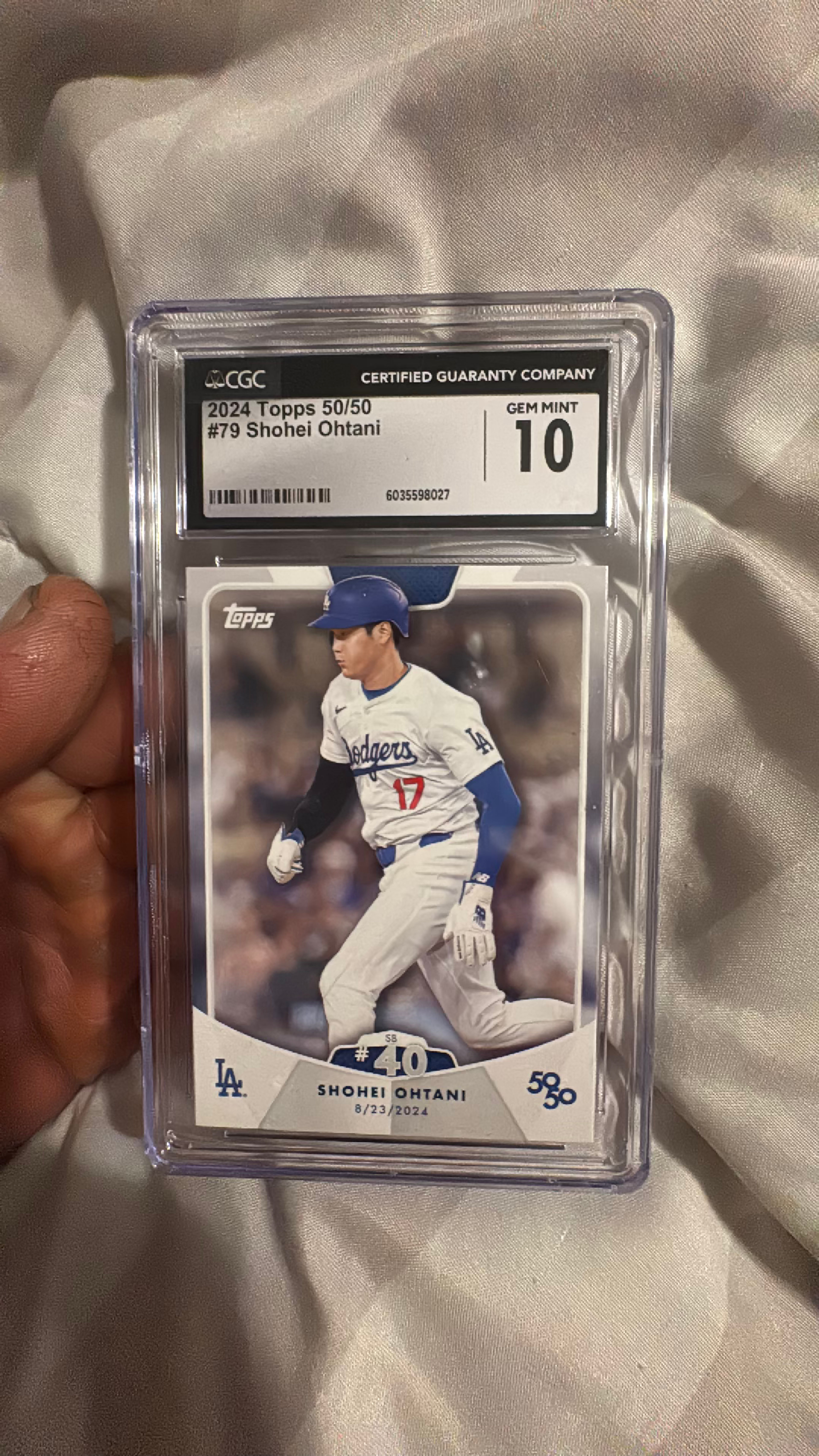 Topps 2024 Shohei Ohtani 50/50 Baseball Card