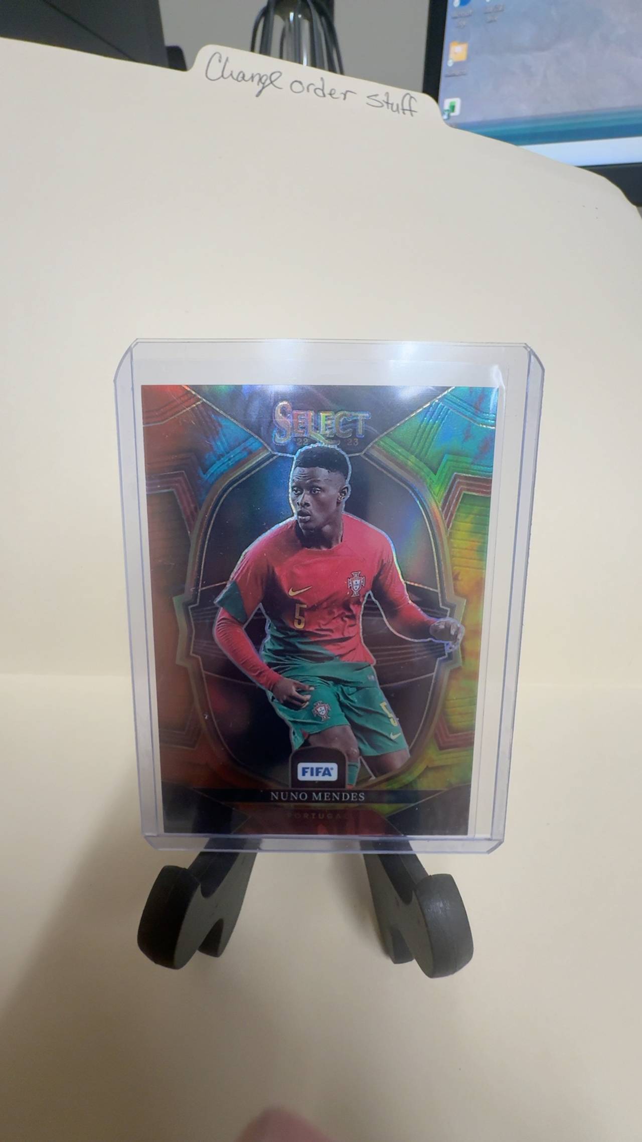 Panini Select FIFA 2022-23 Nuno Mendes #50 Card Tie dye  /49