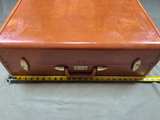 Vintage Samsonite 24” Brown Hard Shell Suitcase Mid Century Luggage No Key - Image 3