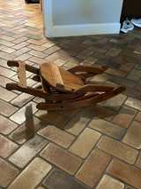 Vintage Wooden Collapsible Child's Rocking Chair - Image 2