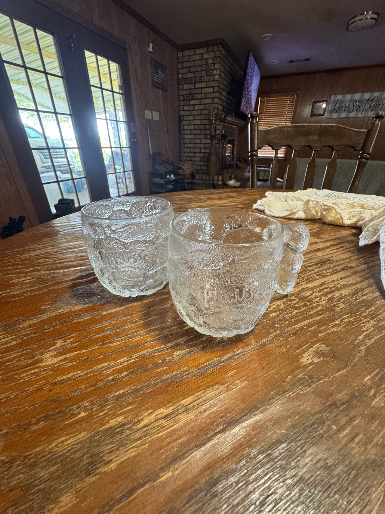 Vintage McDonald's Grimace Glass Mug