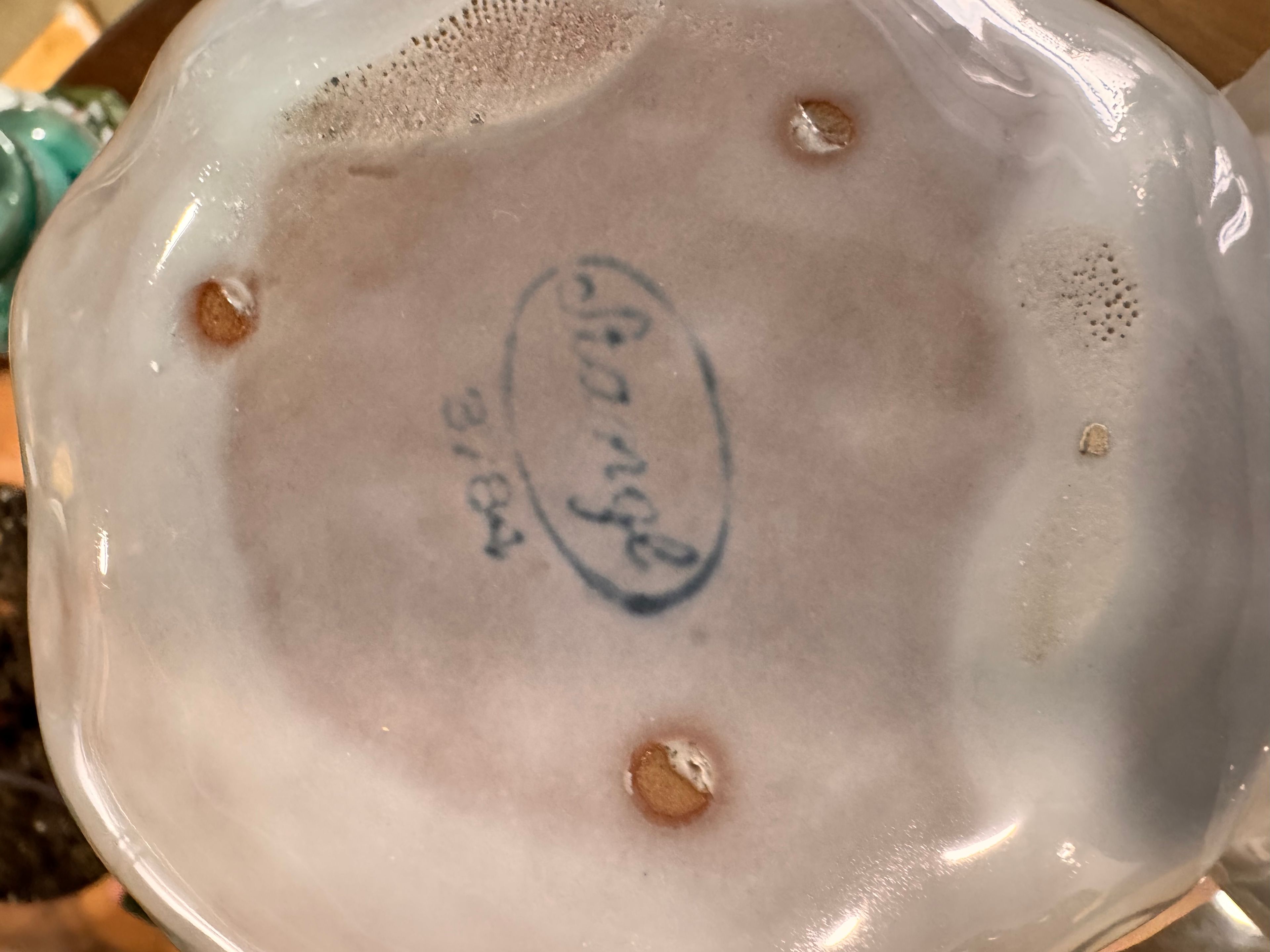 Vintage Stangl Pottery Terra Rose Double Bowl w/Handle #3784 - Image 2