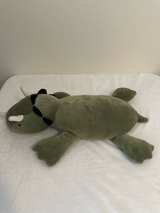 Pillowfort Dinosaur Weighted Plush Throw Pillow – Green - Image 1