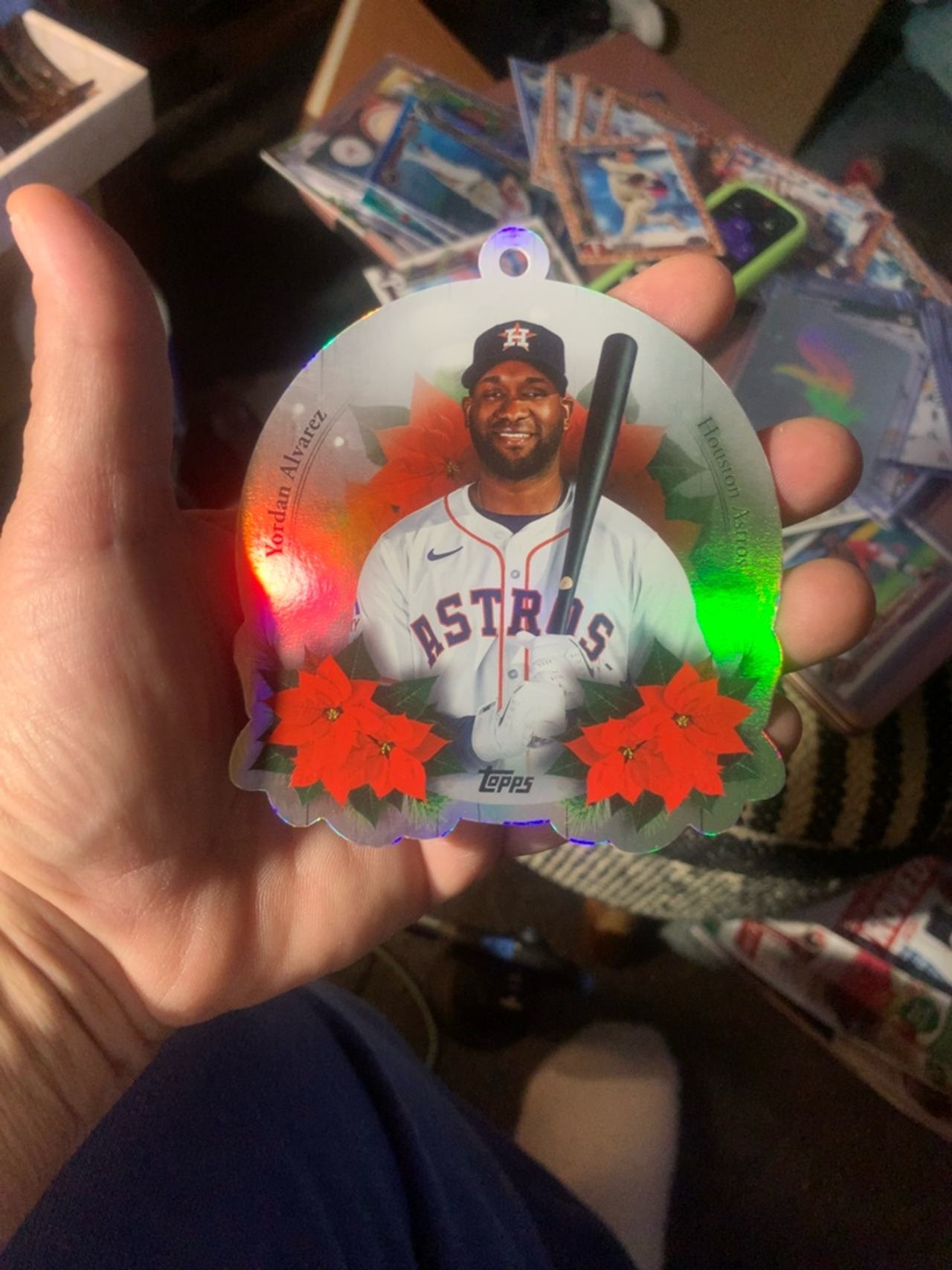 Topps Yordan Alvarez Refractor Baseball Card