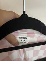 Cotton on Pink Warped Checkerboard Shirt - Image 3