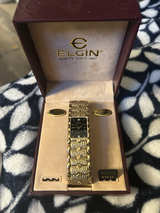 Elgin Quartz Gold Tone Watch - Image 1