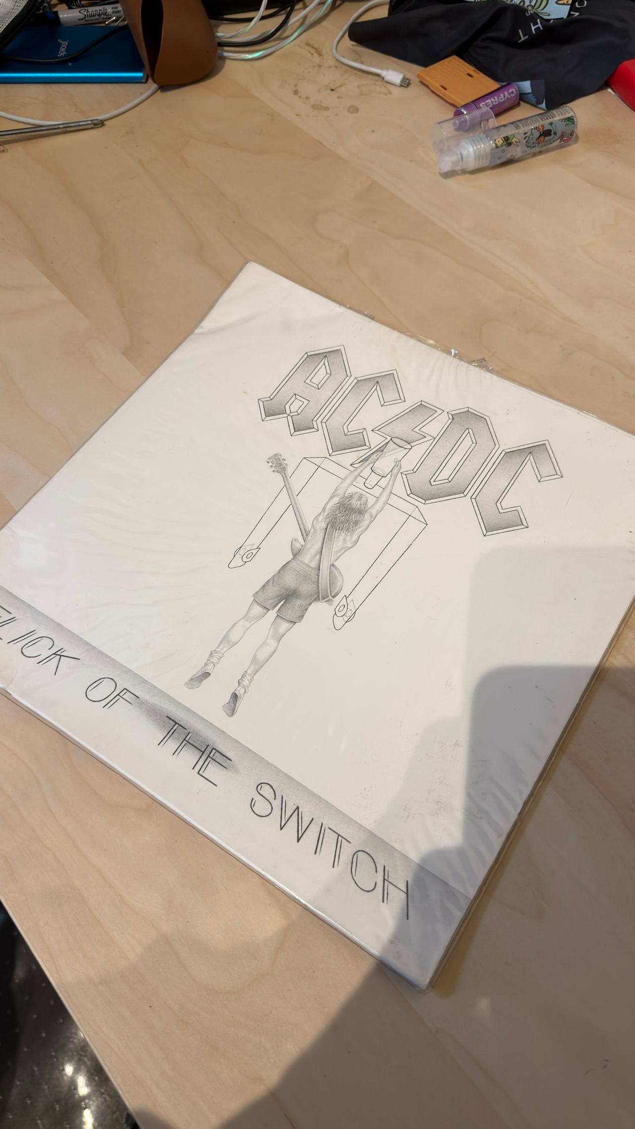 AC/DC Flick of the Switch Vinyl Record