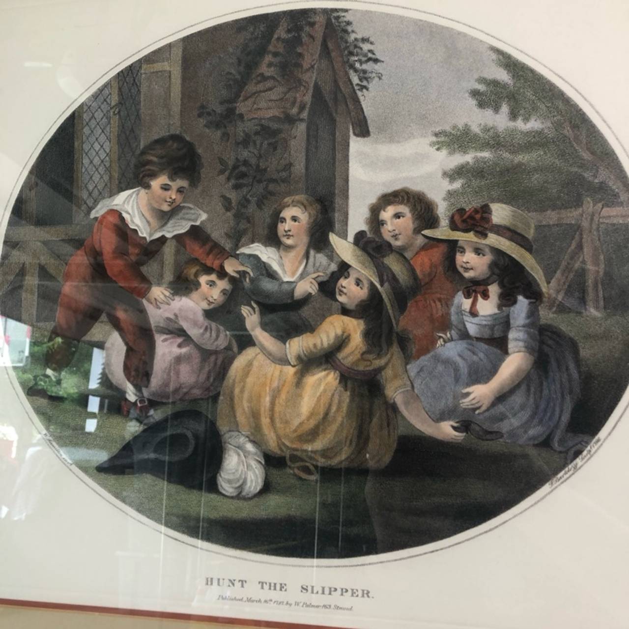 Bartolozzi Stipple Engraving Print (c. 1787)