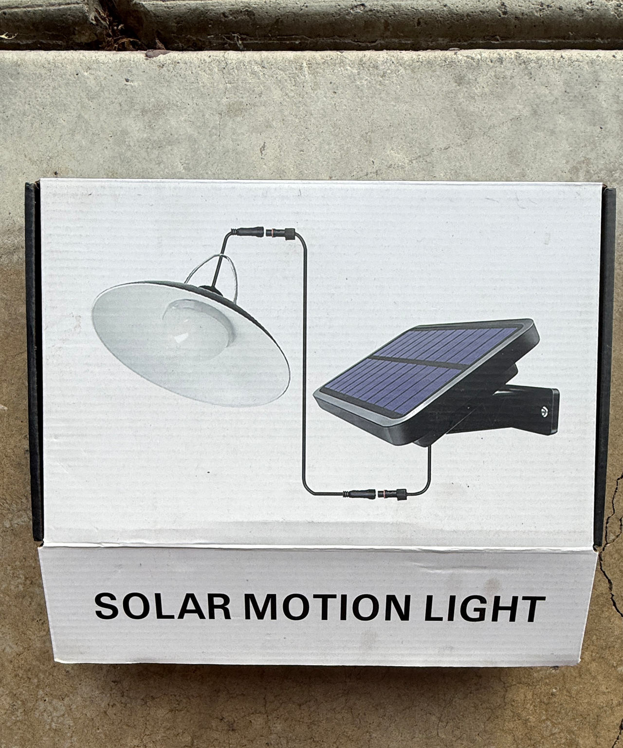 Solar Motion Pendant Light with Remote Control