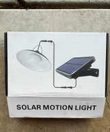 Solar Motion Pendant Light with Remote Control - Image 1