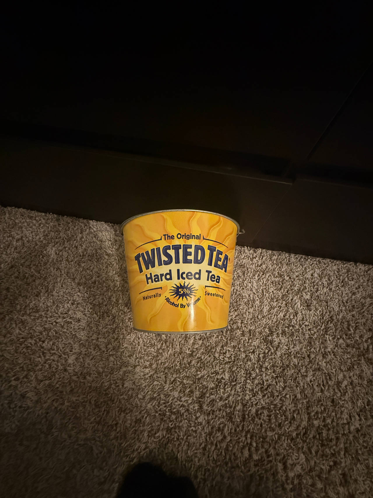 Twisted Tea Hard Iced Tea Metal Bucket