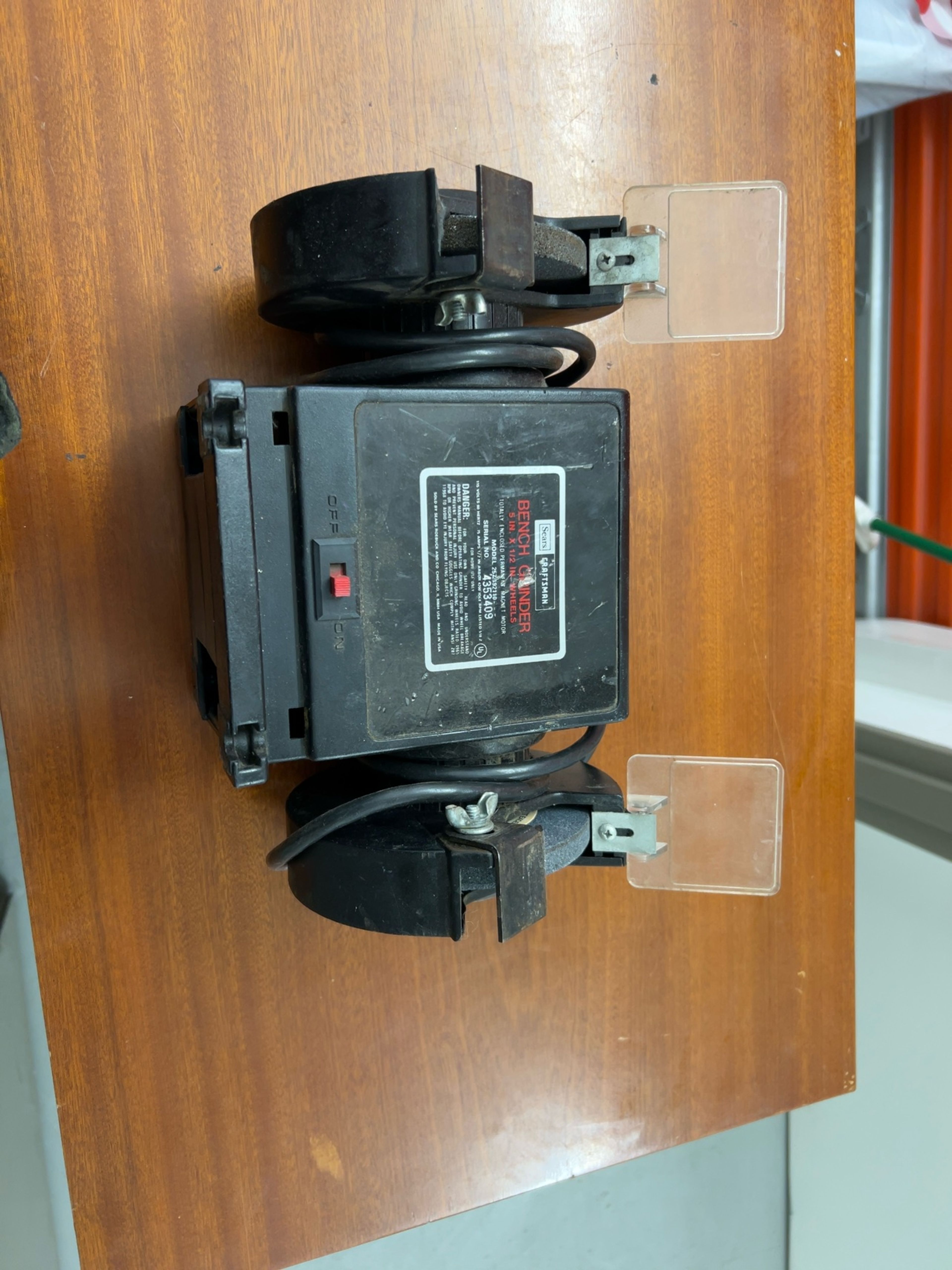 Craftsman Sears Bench Grinder 5" x 1/2" Wheels