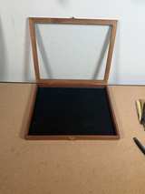 Wooden Glass Top Display Case Shadow Box - Image 4