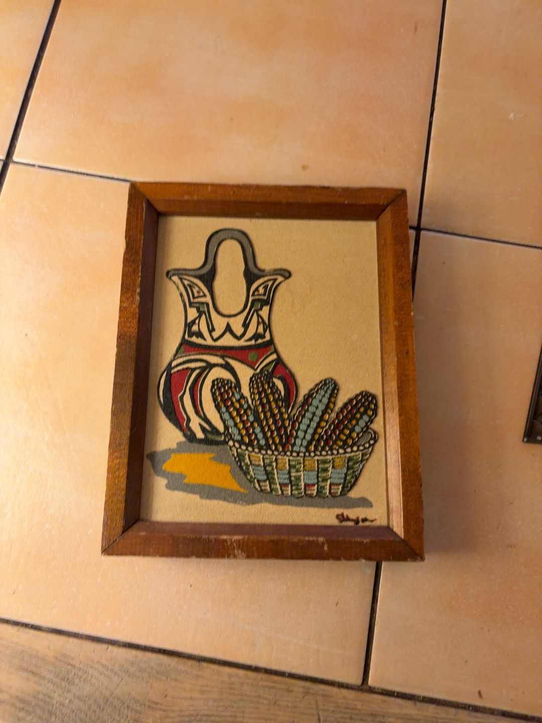 Navajo Sand Painting 8" x 8"