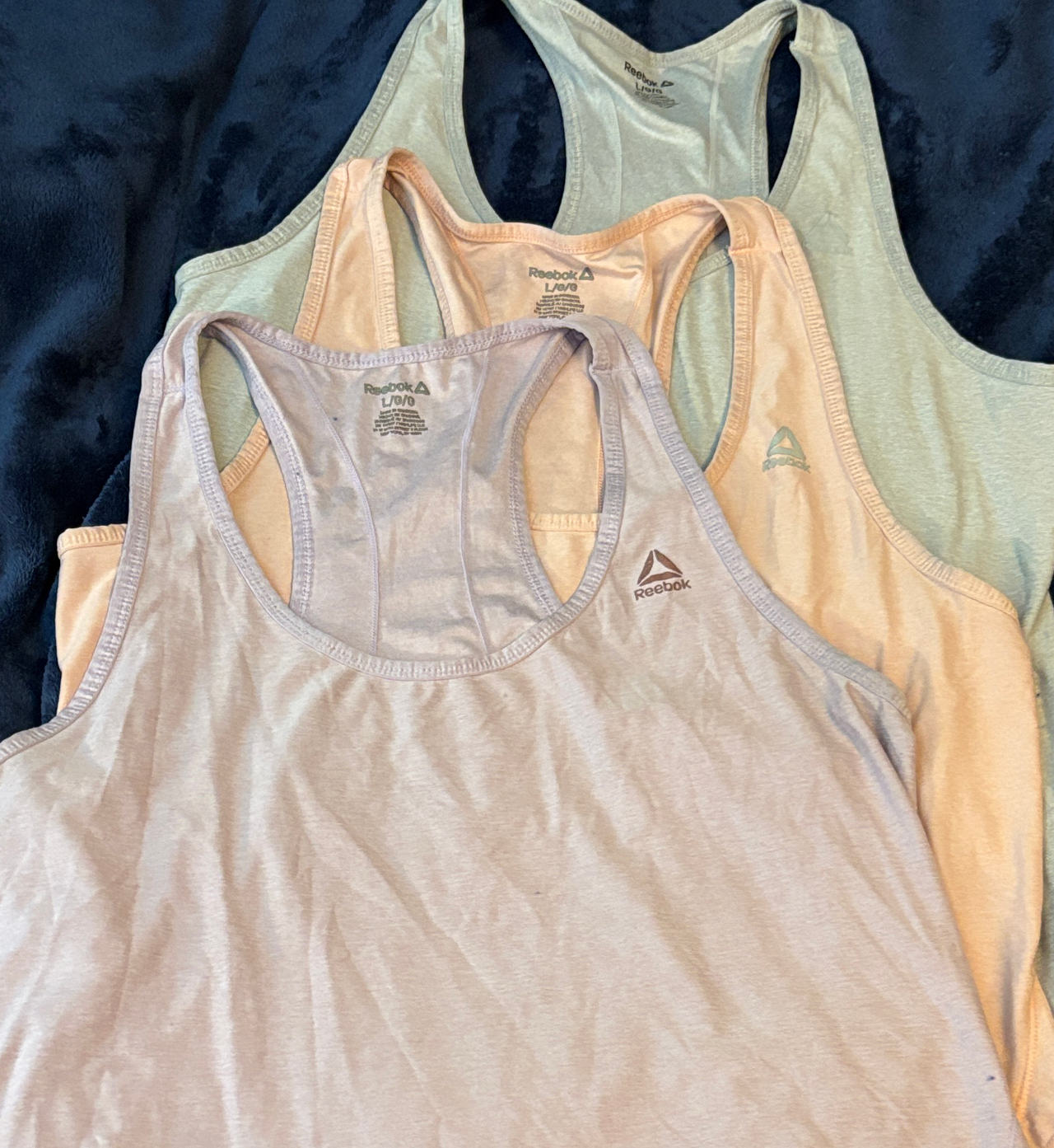 Reebok Women's Racerback Tank Tops (3-Pack)