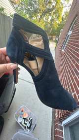 Michael Kors Black Suede Heeled Sandals - Image 2