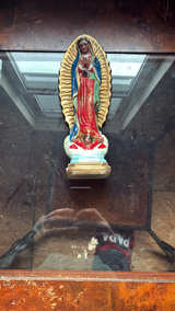 Vintage Our Lady of Guadalupe Figurine - Image 1
