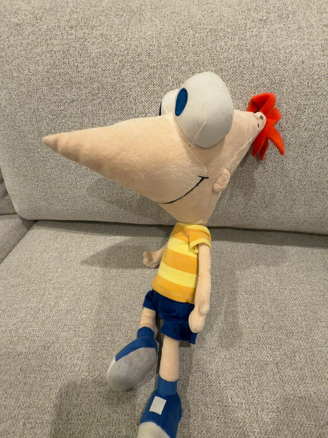 Disney Phineas Plush 12" Stuffed Animal Doll Toy Kids 