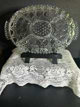 Vintage 5-Section Glass Relish Tray with Handles - Image 2