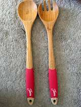 Fiesta Large Mixing Bowl with Salad Servers 4QT - Image 2