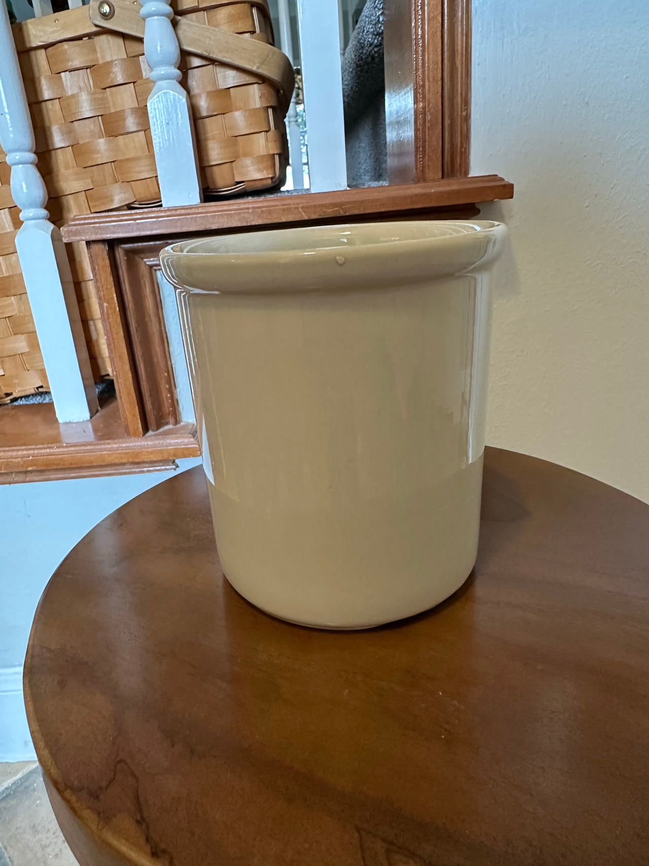 Vintage Hall Stoneware Crock Utility Jar