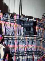 French Connection Plaid Smocked Dress Size Small - Image 6