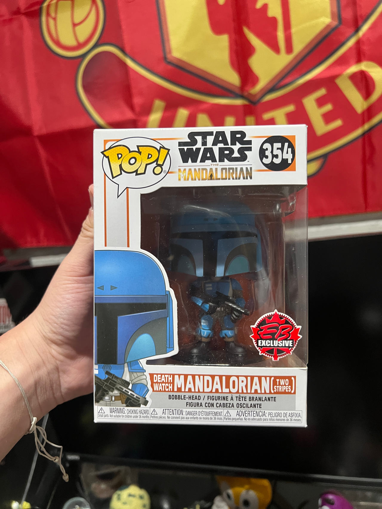 Funko Pop! Star Wars: The Mandalorian - Death Watch Mandalorian (Two Stripes) EB Games Exclusive #354