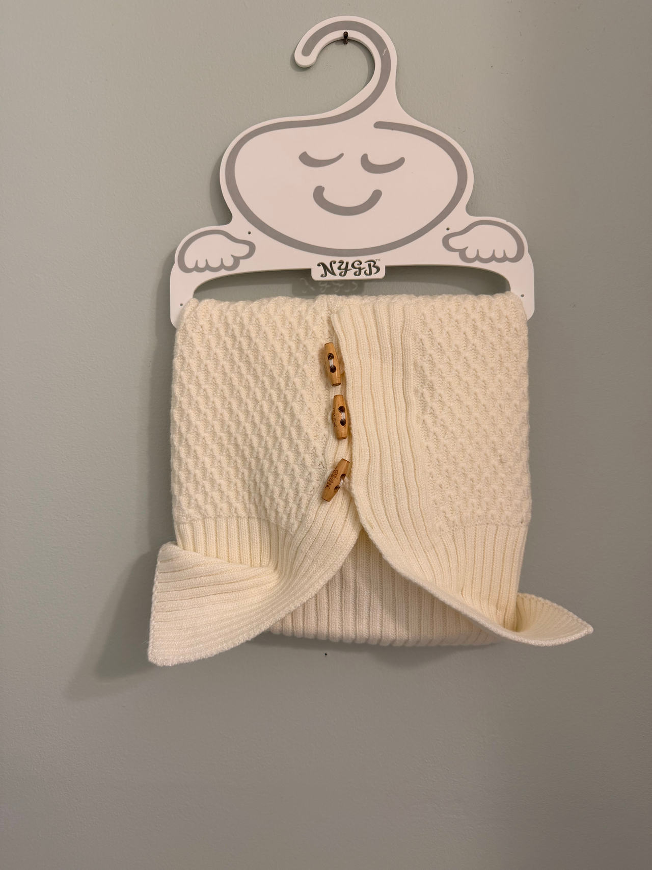 NYGB Knit Baby Swaddle Blanket Wrap