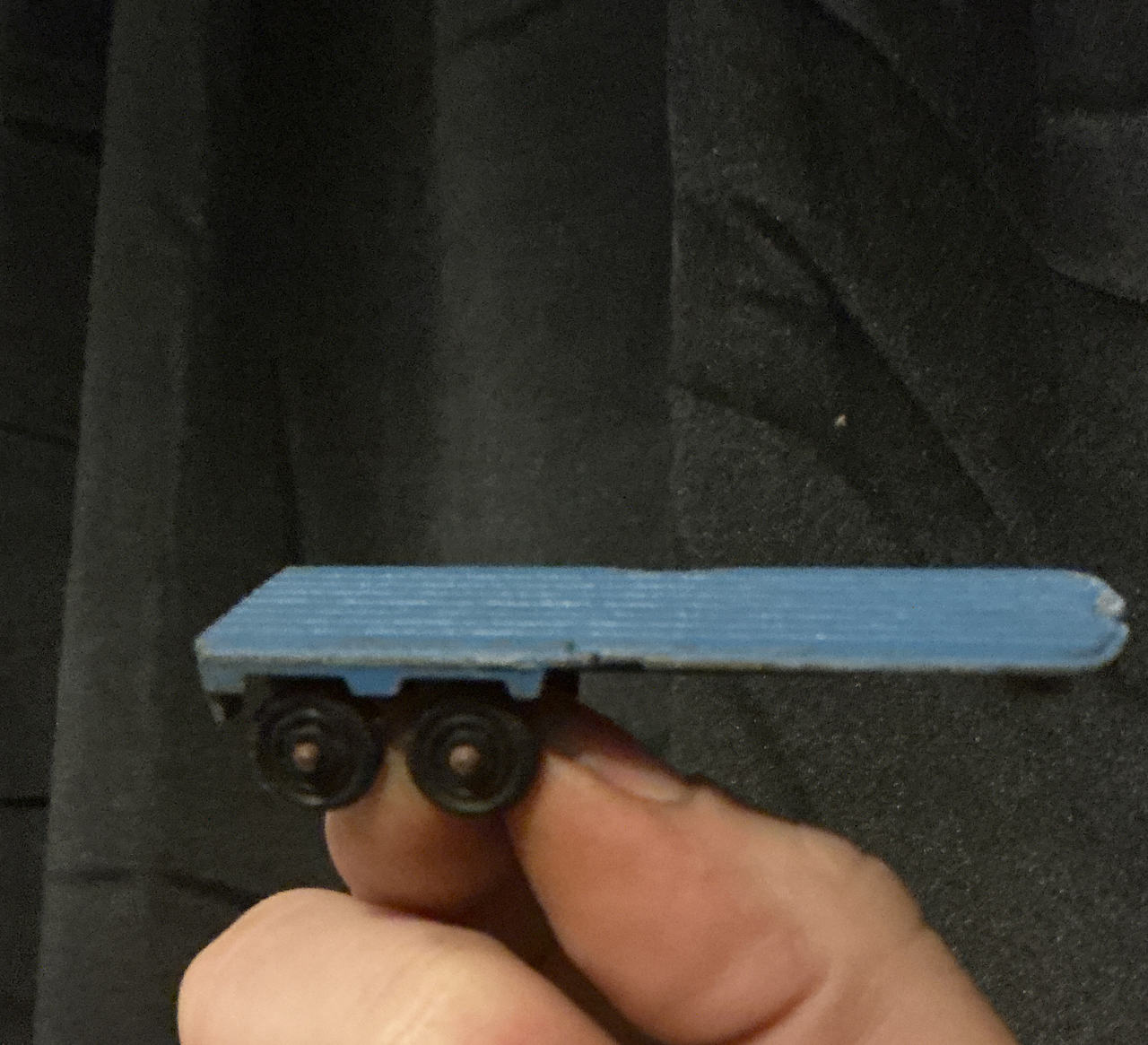 Matchbox Series No. 11 Blue Flatbed Trailer