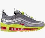 Nike Air Max 97 Silver Volt Red Toggle - Image 1