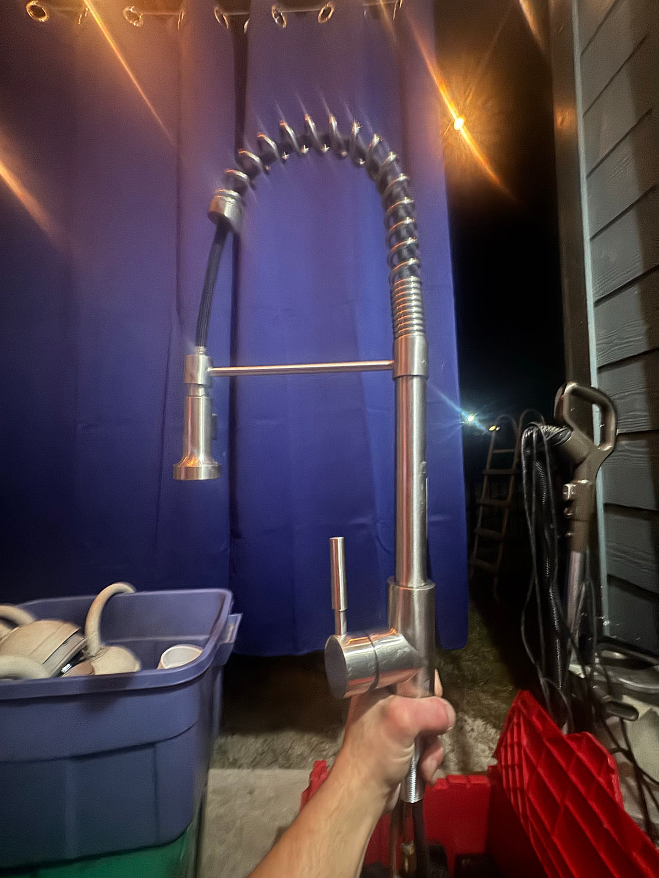 Kraus Bolden Commercial Pull-Down Kitchen Faucet
