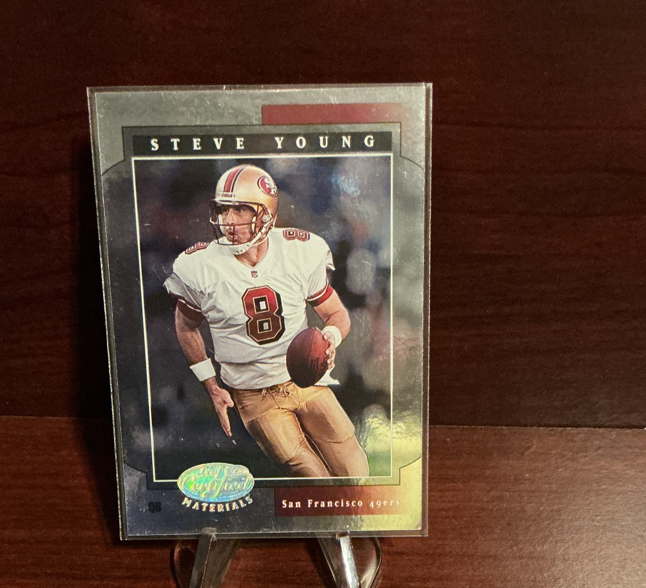 1996 Leaf Certified Materials Steve Young #96